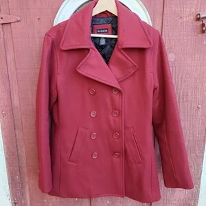 Women's Red Peacoat *VINTAGE*